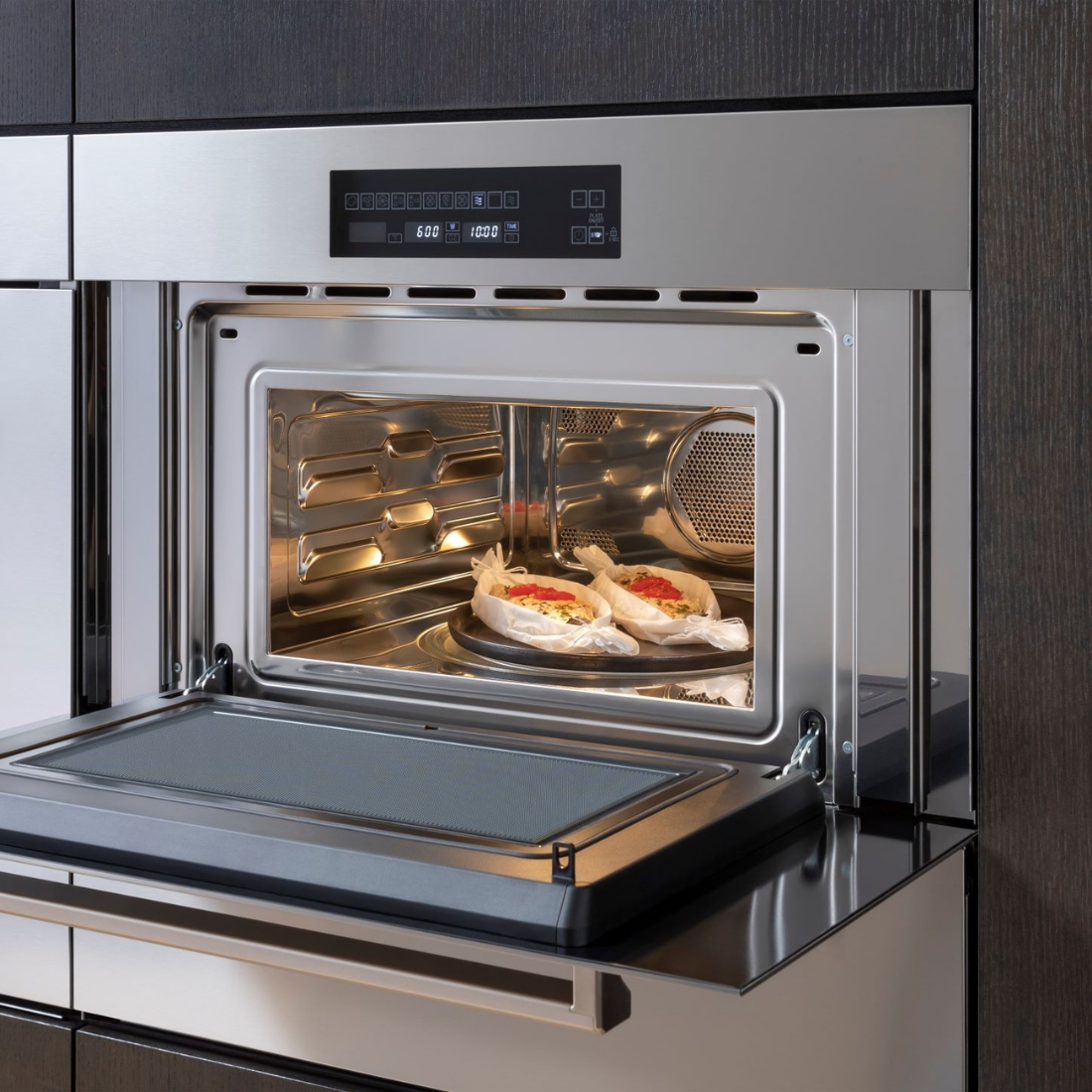 Forno combinado com Micro-ondas Bertazzoni Professional Elétrico 41 Litros Inox 76cm 220V