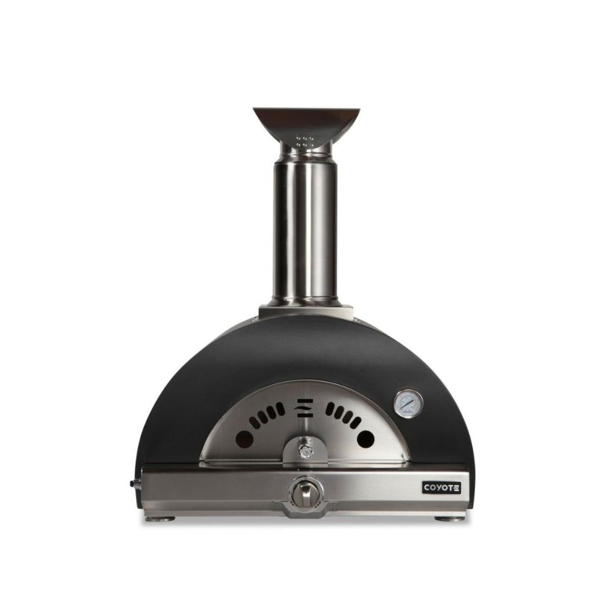 Forno de Pizza Híbrido Coyote a Lenha ou GLP 76cm