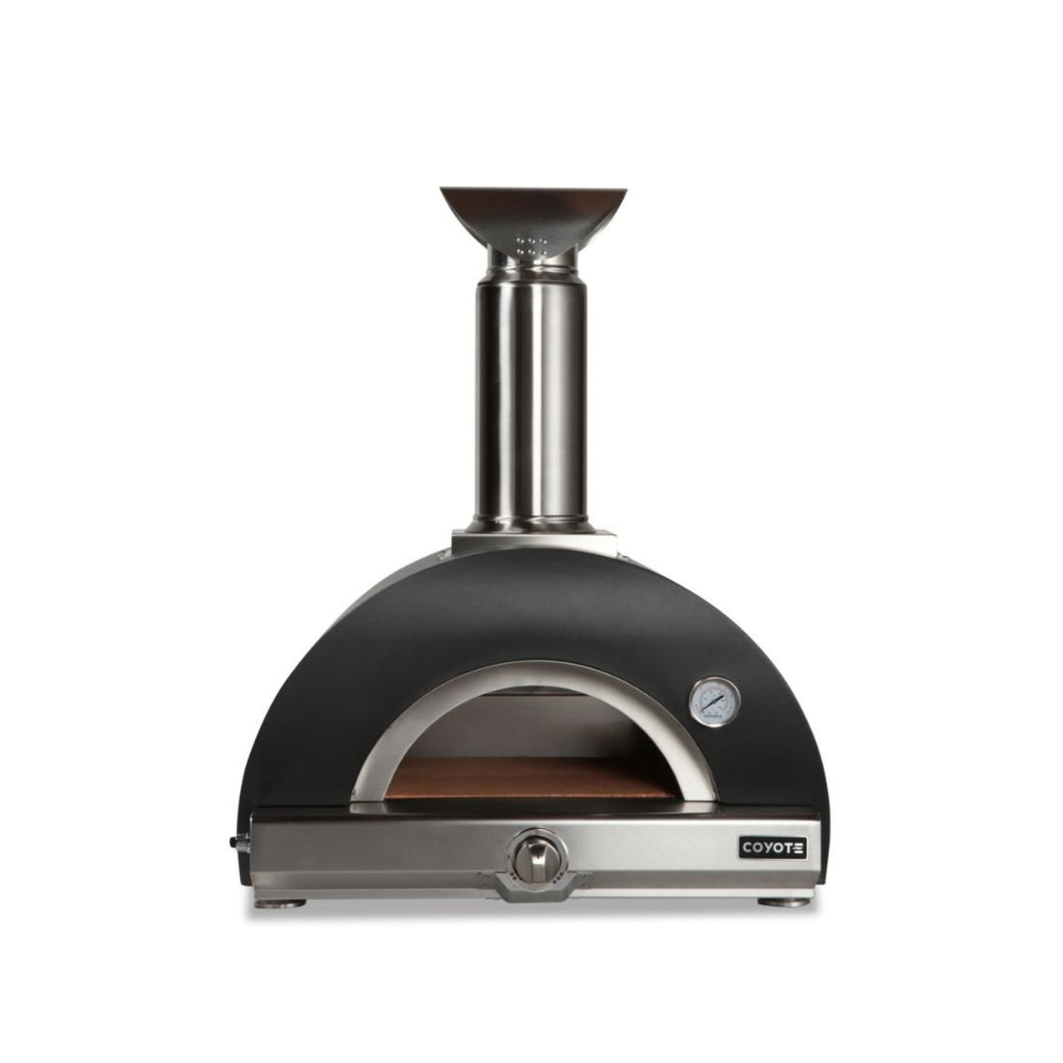 Forno de Pizza Híbrido Coyote a Lenha ou GLP 76cm
