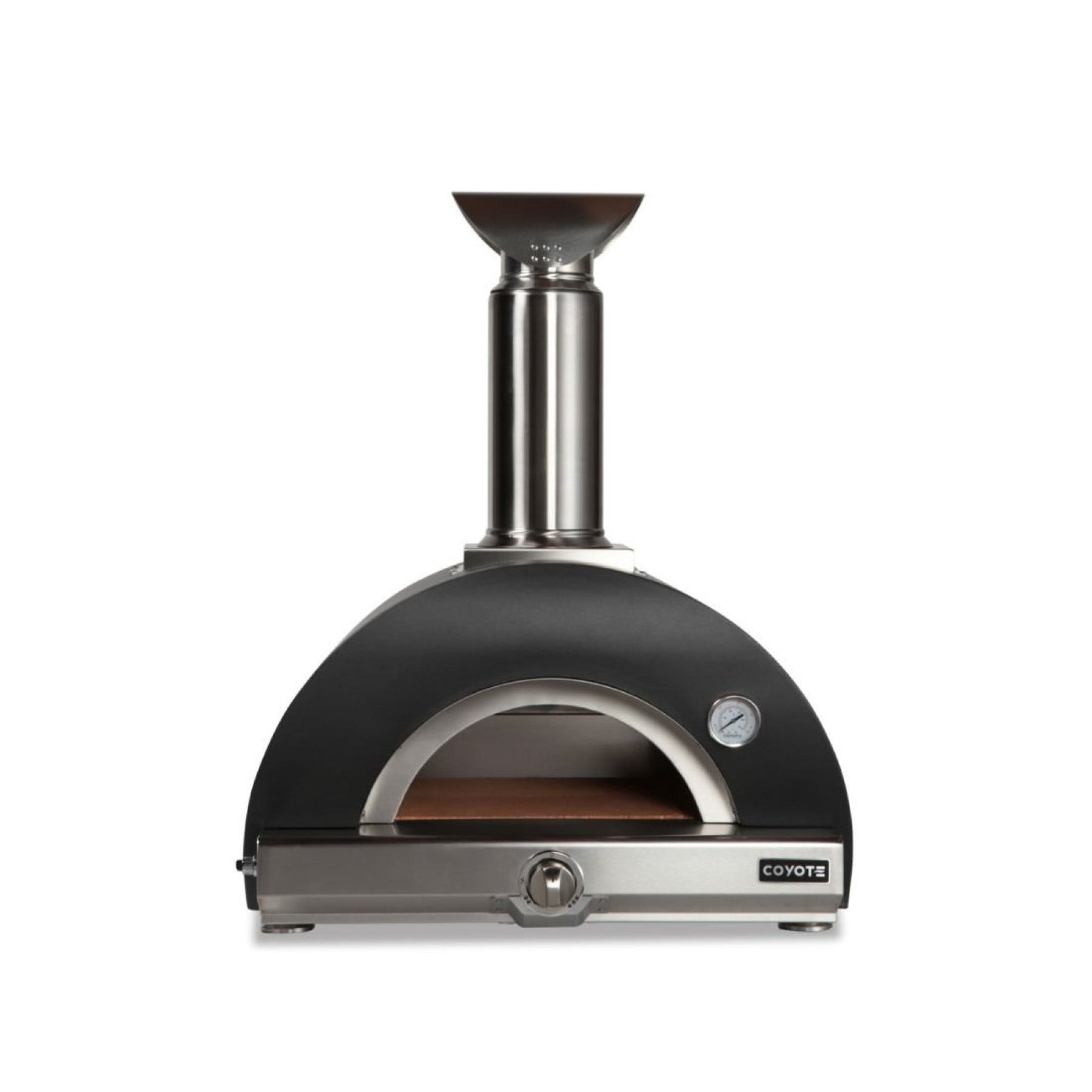 Forno de Pizza Híbrido Coyote a Lenha ou GLP 76cm