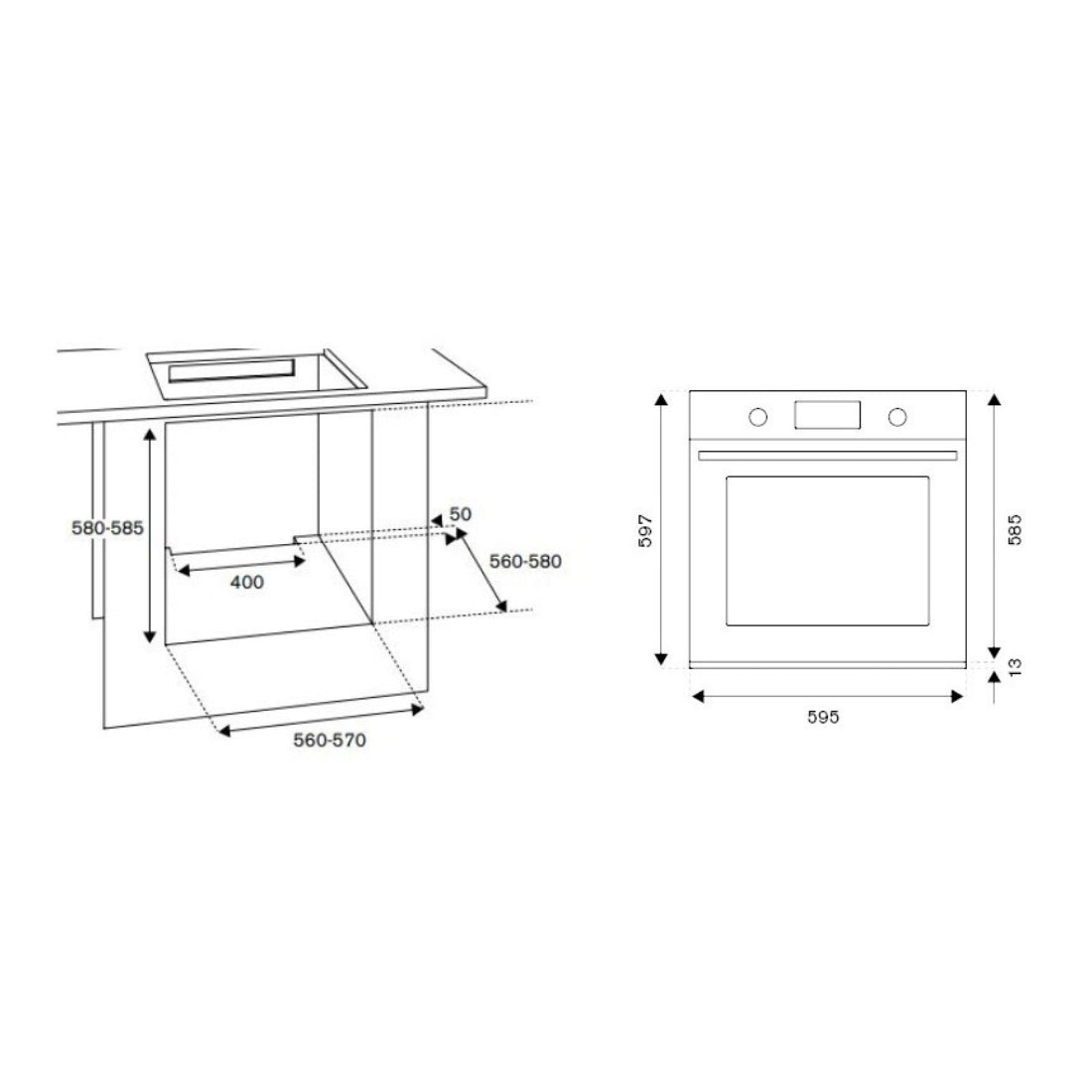 Forno Elétrico Bertazzoni  Professional 76 Litros Inox 60cm 220V
