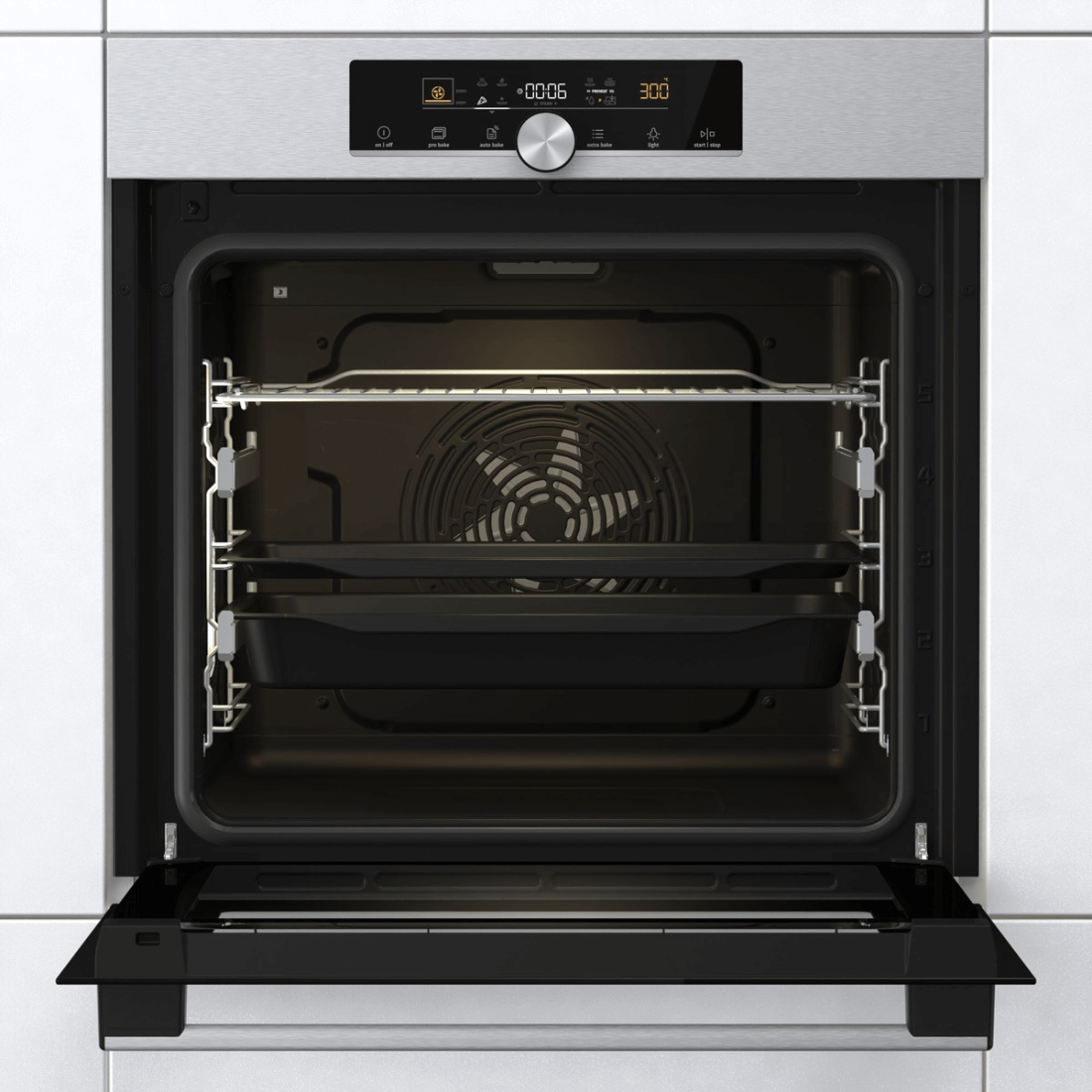 Forno Elétrico Gorenje Air Fryer 77 Litros Inox 60cm