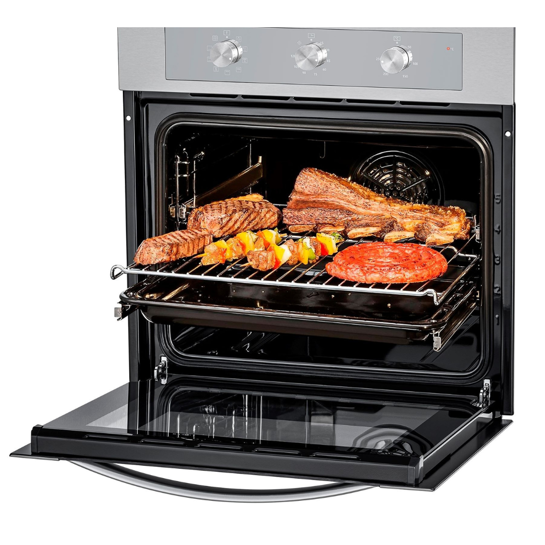 Forno Elétrico Multifunções Original 72 Litros Inox 60cm 220V