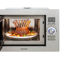 Forno Micro-ondas Combinado Tecno 25 Litros Inox 60cm