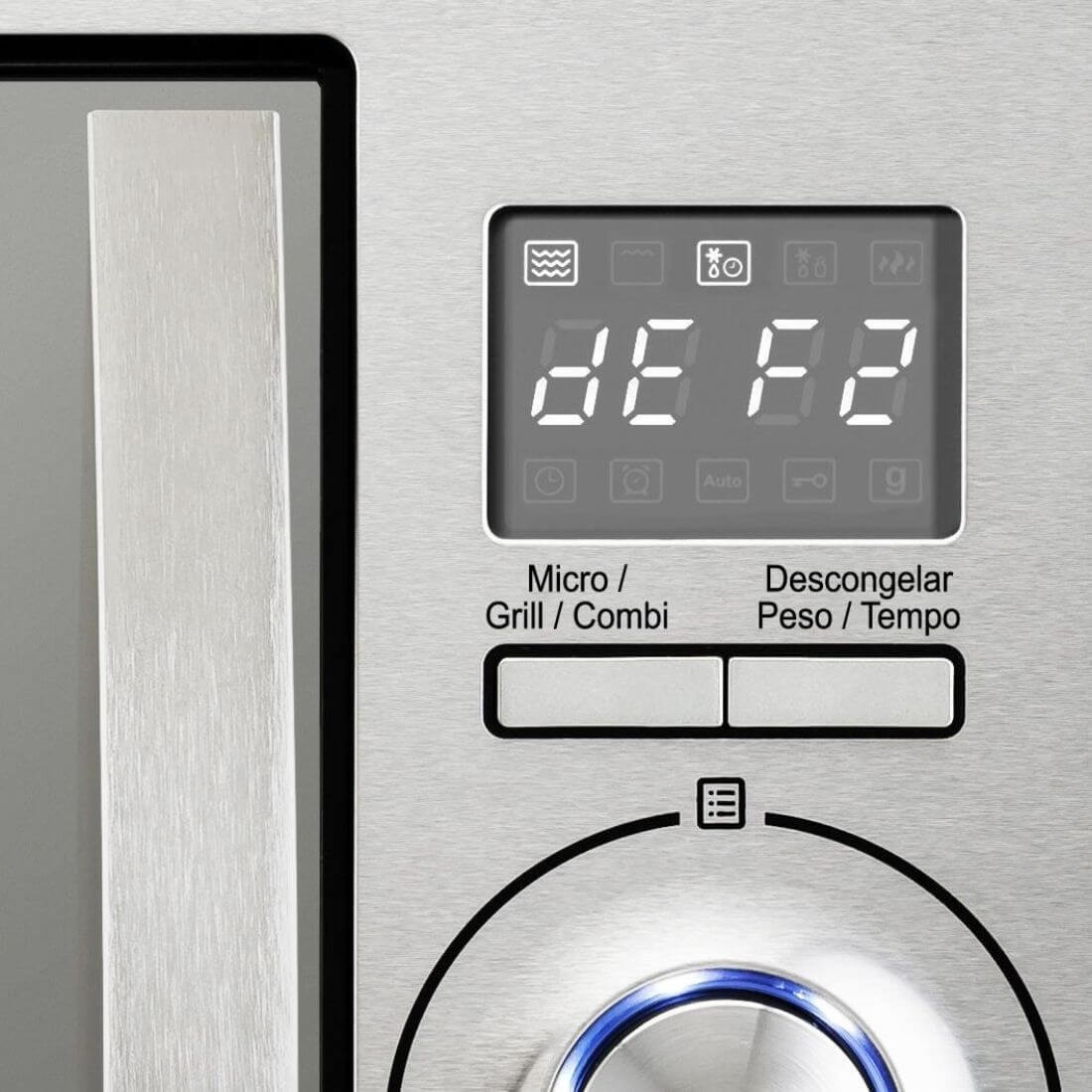 Forno Micro-ondas Combinado Tecno 25 Litros Inox 60cm