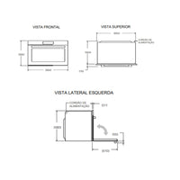 Forno Elétrico Tecno Professional 138 Litros Inox 90cm