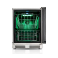 Freezer Tecno Vintage 100 Litros Inox 60cm