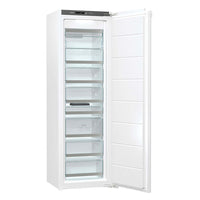 Freezer Gorenje Porta para Revestir 235 Litros em branco, vertical para embutir com várias gavetas internas e painel frontal para revestir