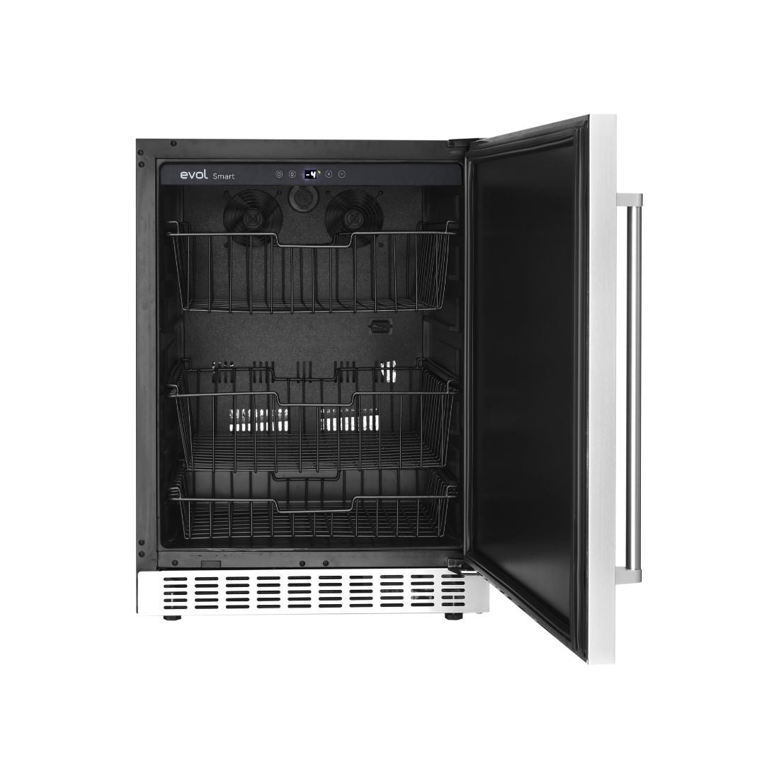 Freezer de embutir Evol Smart 142 Litros Inox 220V - Abertura para Direita