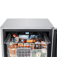 Freezer Tecno Vintage 100 Litros Inox 60cm