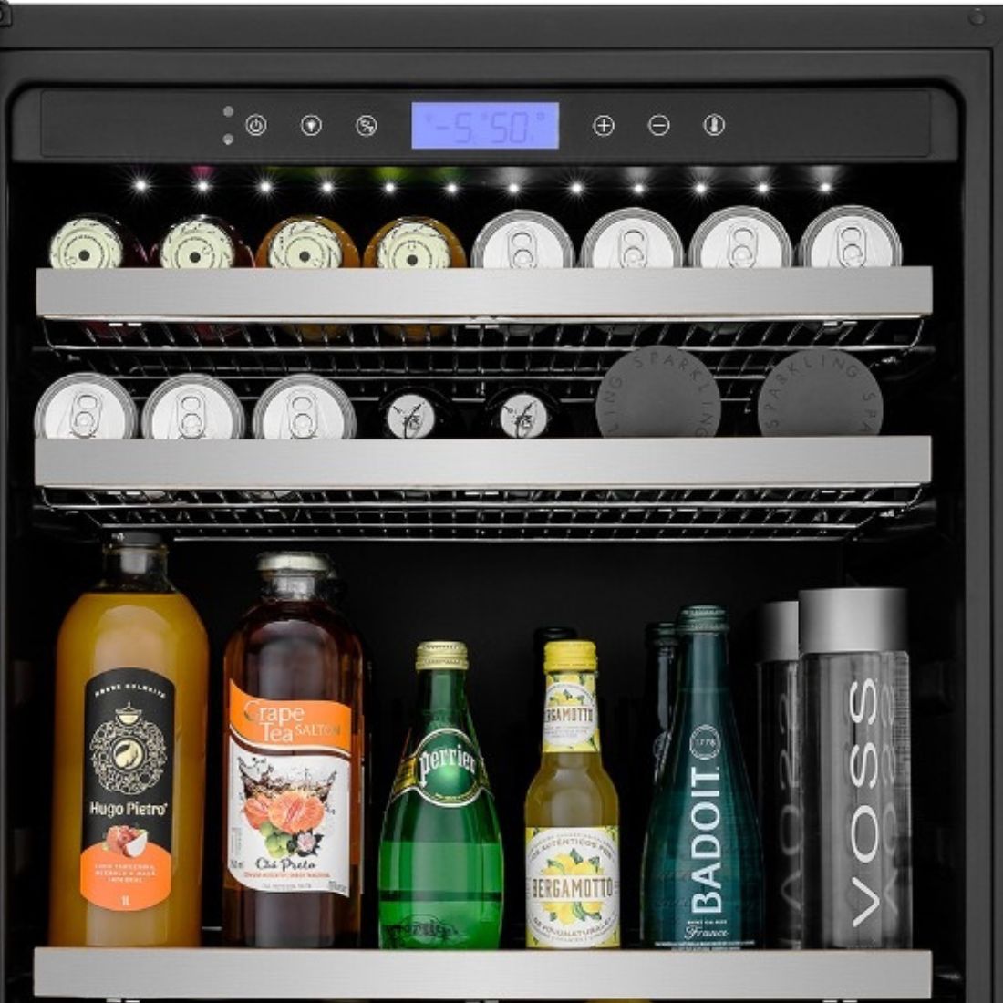 Frigobar Tecno Vintage 136 Litros Inox 60cm