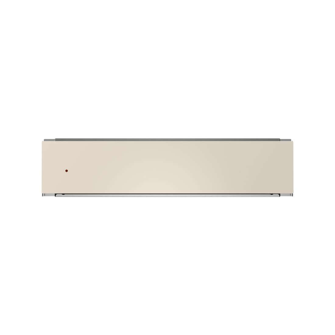 Gaveta Aquecida Bertazzoni Heritage 4 Serviços Marfim 60cm em inox marfim embutir, puxador discreto e painel minimalista