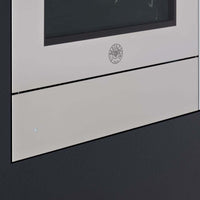 Gaveta Aquecida Bertazzoni Professional 4 Serviços Inox 60cm em inox escovado com puxador discreto e painel touch para embutir