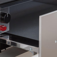 Gaveta Aquecida Bertazzoni Professional 10 Serviços Inox 76cm — gaveta aquecida embutida em inox escovado com puxador retangular e painel de botões