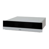 Gaveta Aquecida Evol 6 serviços inox 60cm com frente vidro preto para manter pratos aquecidos