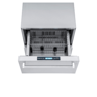 Gaveta Refrigerada Tecno Professional com Freezer 95 Litros Inox 61cm - gaveta refrigerada de embutir em inox com painel digital, puxador integrado e duas cestas