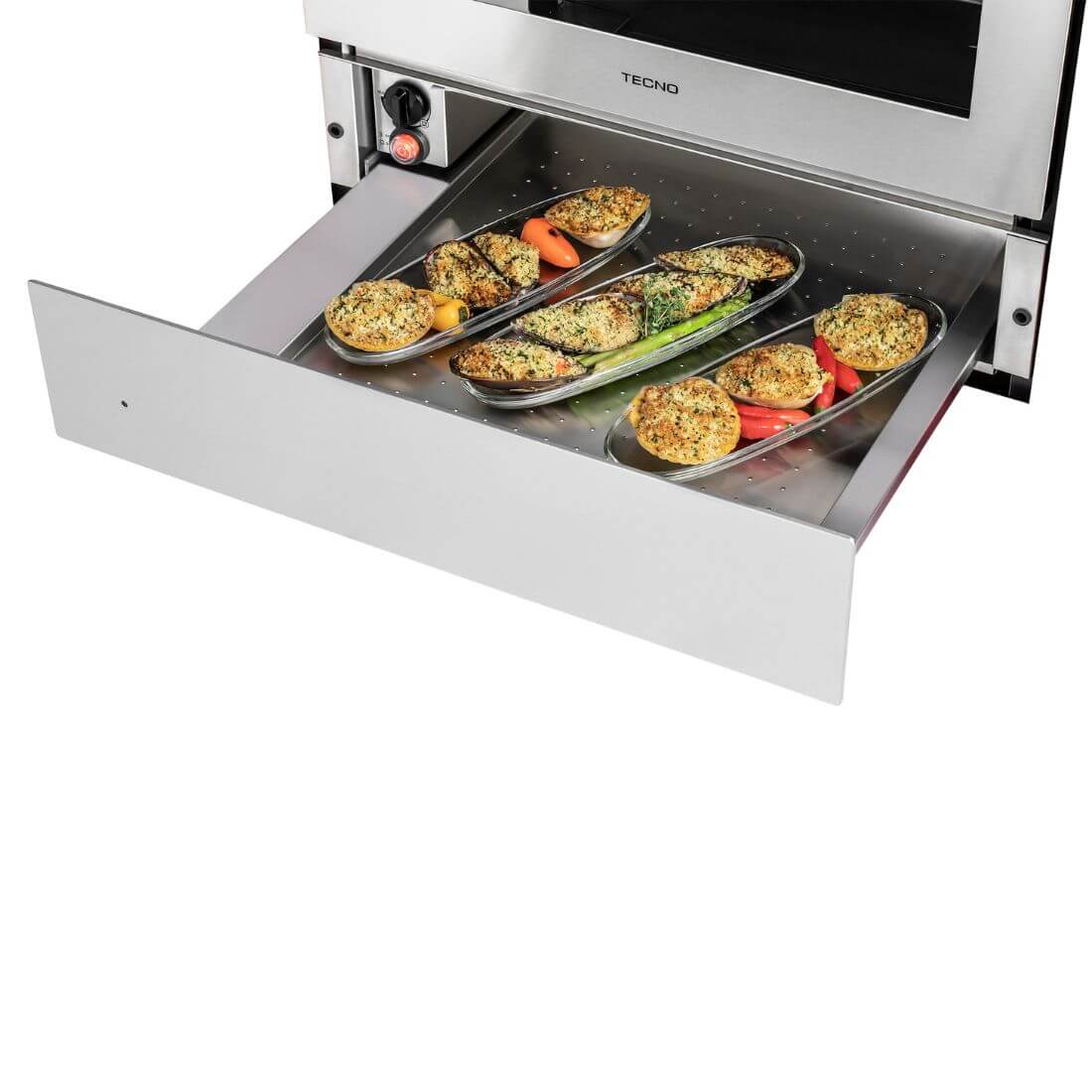 Gaveta Aquecida Tecno Original 4 Serviços Inox 60cm