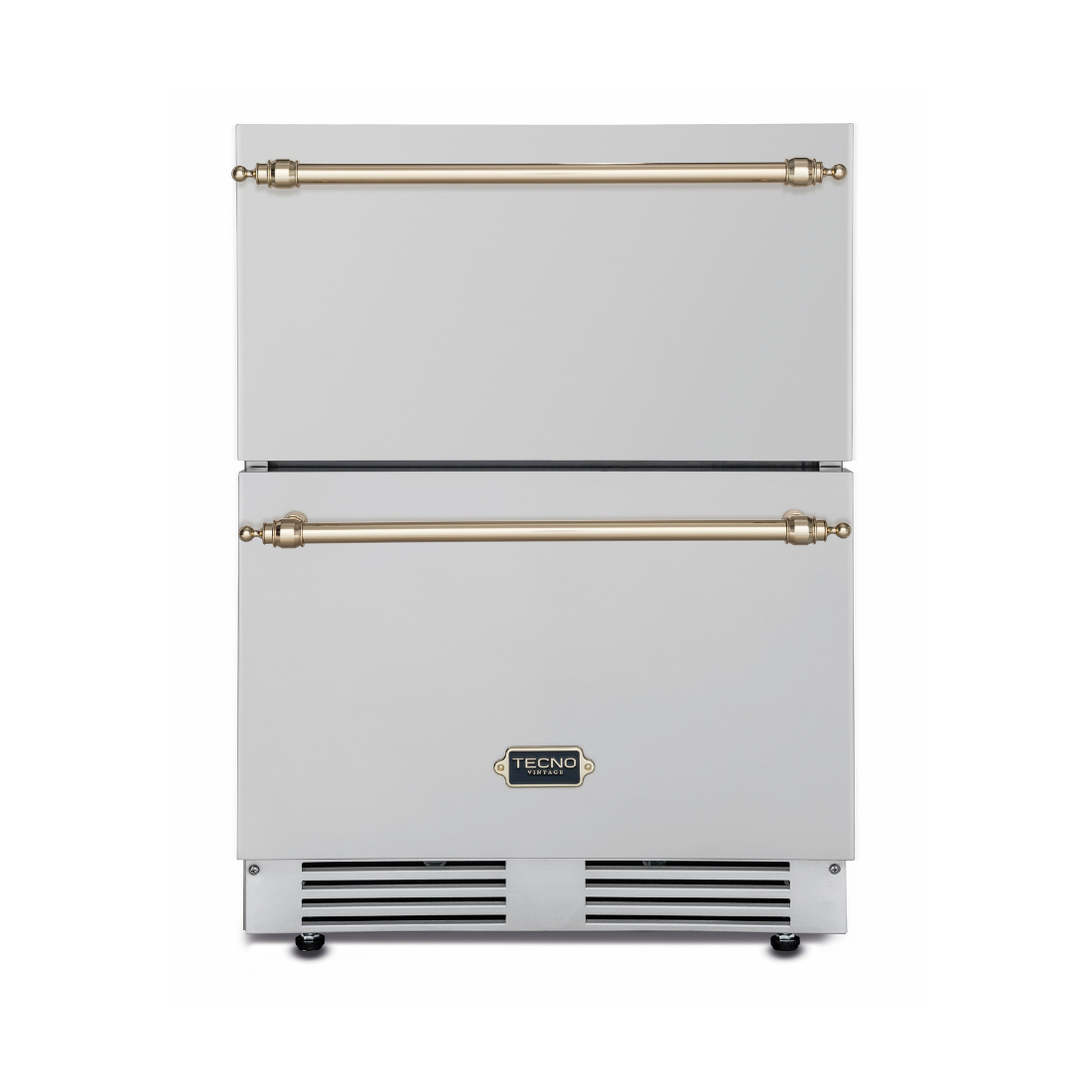 Gaveta Refrigerada com Freezer Tecno Vintage 95 Litros Inox 220V