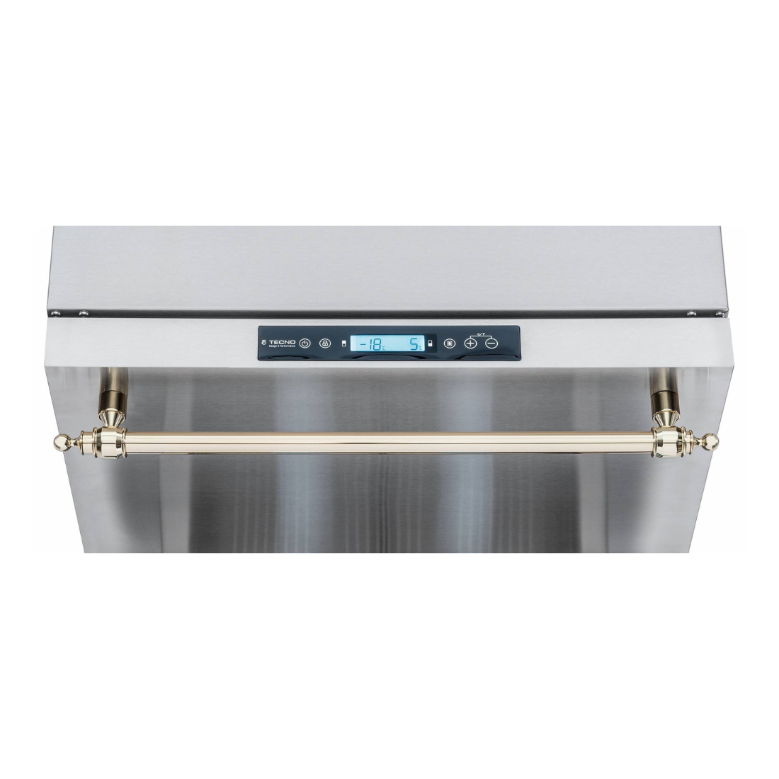 Gaveta Refrigerada com Freezer Tecno Vintage 95 Litros Inox 220V