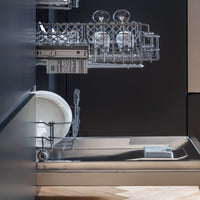 Lava-Louças Bertazzoni Heritage 16 Serviços Inox 60cm, lava louças integrada em inox com painel discreto e 2 cestos ajustáveis mostrado aberto