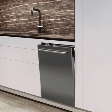 Debacco painel para lava-louças 60cm Painel de Inox Debacco para Lava-Louças 60cm em inox escovado, embutida com painel frontal elegante