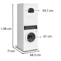 Lavadora e Secadora Speed Queen Conjugada Branca Elétrica 10,5 Kg - ATEE9A