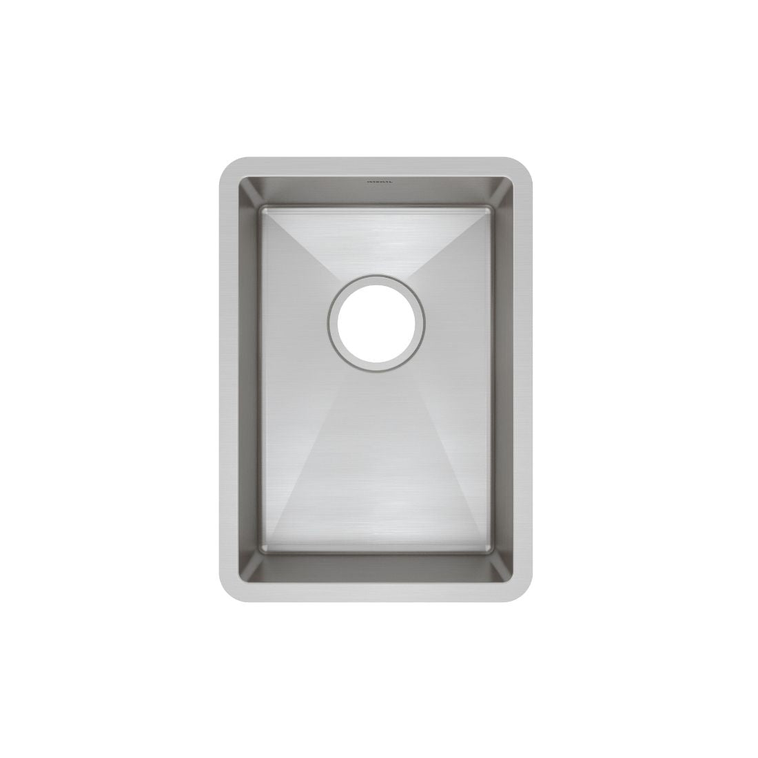 Cuba Mekal LR 27cm embutir em inox escovado com cantos retilíneos e acabamento impecável