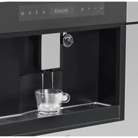 Cafeteira Tecno Original Automática de Embutir Inox 60cm - máquina de café de embutir inox com display touch, saída dupla e bandeja removível