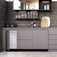 Máquina de Gelo Tecno para Revestir 50kg/dia Inox 45cm - ice maker embutido inox com porta para revestimento, painel discreto e design moderno