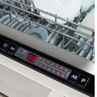 Lava-Louças Bertazzoni Master 14 Serviços Inox 60cm, lava louças de embutir com painel digital touch em inox e 2 cestos visíveis