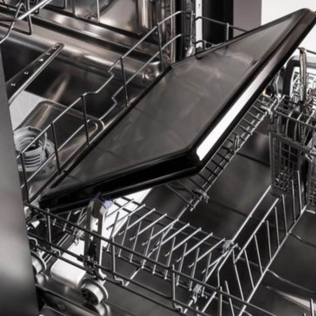 Lava-Louças Bertazzoni Heritage 16 Serviços Inox 60cm: lava louças de embutir em inox com interior Tall Tub, 3 cestos visíveis e painel discreto