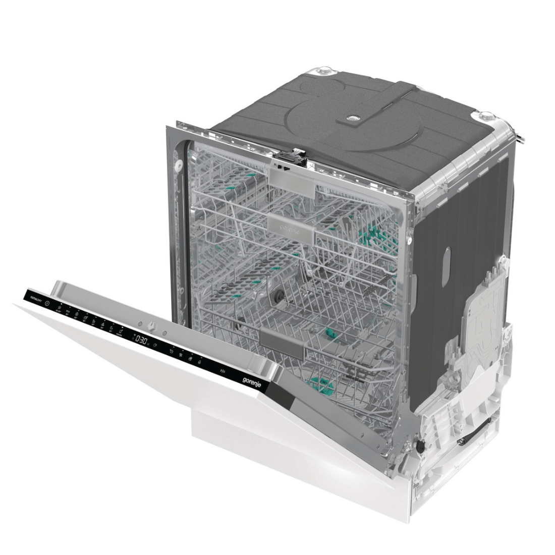 Lava-Louças Gorenje Porta para Revestir 16 Serviços com Wi-fi 60cm - lava louças de embutir inox com painel touch, 3 cestos e interior amplo