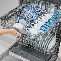 Lava-Louças Tecno Original 14 serviços Inox 60cm - lava louças de embutir com acabamento inox, painel frontal visível e 2 cestos ajustáveis