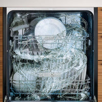 Lava-Louças Tecno Original 14 serviços Inox 60cm: lava louças de embutir com acabamento inox, painel frontal discreto e 2 cestos visíveis