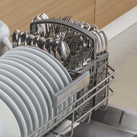 Lava-Louças Tecno Original 14 serviços Inox 60cm - lava louças de embutir com cesto para talheres, acabamento inox e painel discreto