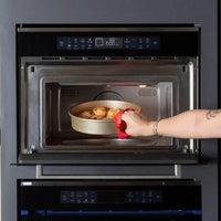 Forno Micro-ondas Combinado Cuisinart Arkton 38 Litros Inox 60cm embutido em inox com painel digital, porta de vidro e função grill