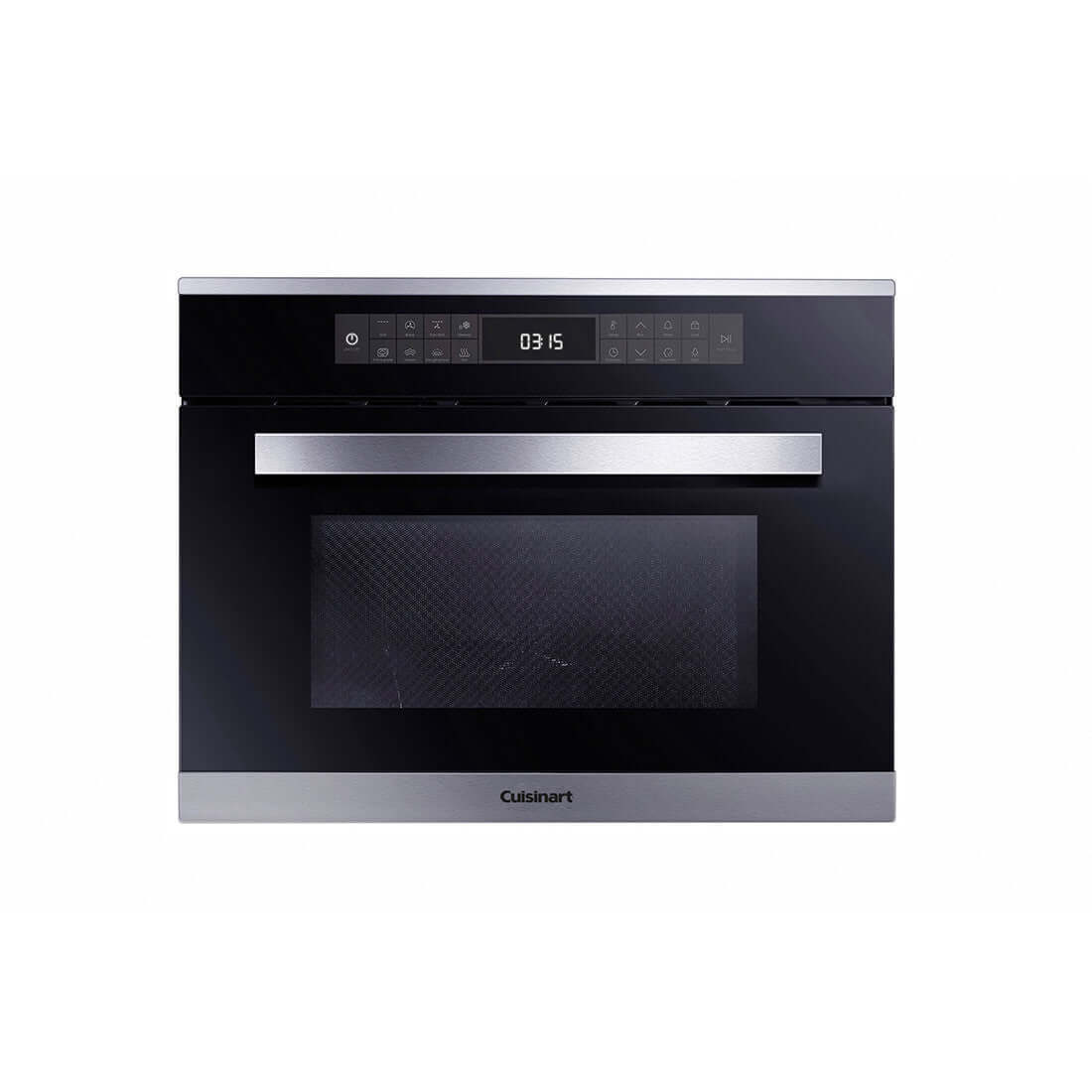 Forno Micro-ondas Combinado Cuisinart Arkton 38 Litros Inox 60cm - forno combinado de embutir em inox com painel digital touch e porta de vidro