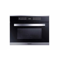Forno Micro-ondas Combinado Cuisinart Arkton 38 Litros Inox 60cm - forno combinado de embutir em inox com painel digital touch e porta de vidro