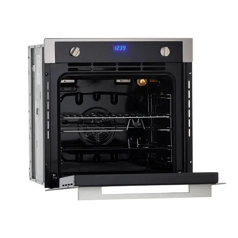 Forno Cuisinart Casual Elétrico 74 Litros Inox 60cm de embutir, inox com porta de vidro, painel analógico e display digital