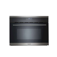 Forno Cuisinart Prime Combinado com Micro-ondas  Inox 60cm 35 Litros - forno combinado de embutir inox com painel touch digital, vidro triplo e acabamento preto