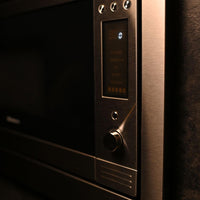 Forno Debacco Combinado com Micro-ondas Zurique 33 Litros Inox 60cm inox escovado com painel touch digital LED e botão giratório, embutido