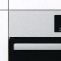 Forno Gorenje Combinado com Micro-ondas 50 Litros Inox 60cm - forno combinado inox de embutir com puxador cromado e painel digital touch
