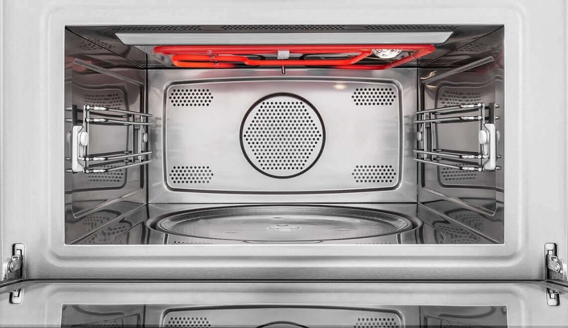 Forno Tecno Original Combinado com Micro-ondas 38 Litros Inox 60cm - interior em inox 304 escovado com grill infravermelho e painel digital para embutir