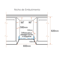 Lava-Louças Tecno Professional 14 serviços Inox 60cm