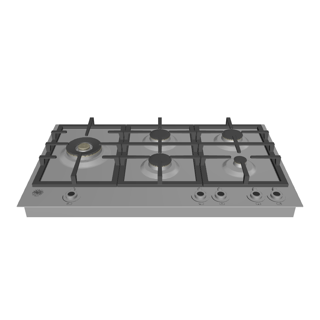 Veja em 360º o cooktop bertazzoni professional 