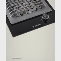 Cooktop Dominó Barbecue Elétrico Tecno 30cm