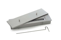 Lareira Ecológica 61cm Inox escovado com Tampa e Acendedor - queimador ecológico em inox escovado, tampa removível e acendedor, modelo embutir