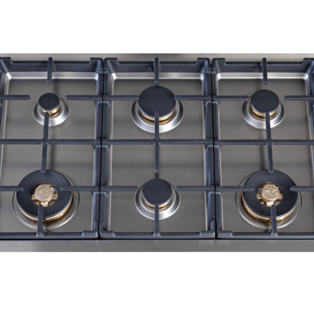 RangeTop Bertazzoni Master 6 Bocas a Gás Inox 91cm