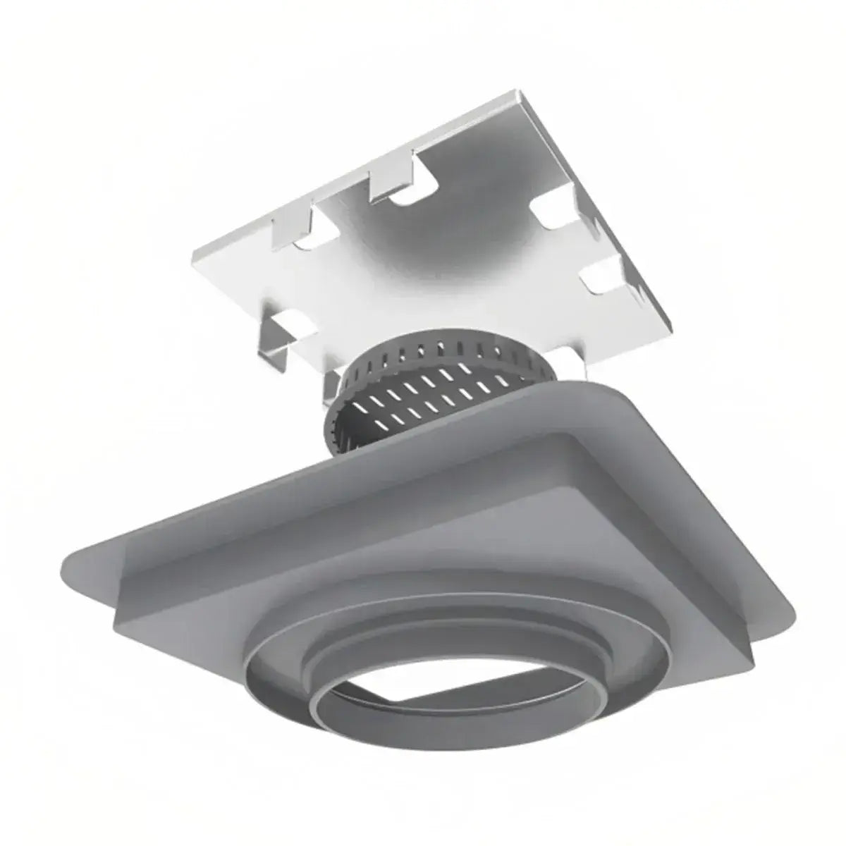 Ralo Quadrado Elleve Square 15x15cm - Tampa Oculta, ralo de piso com acabamento inox escovado e sistema oculto de instalação