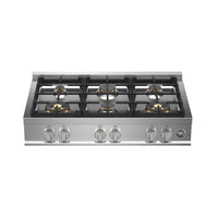 RangeTop Bertazzoni Master á Gás 6 Bocas Inox 91cm Bivolt